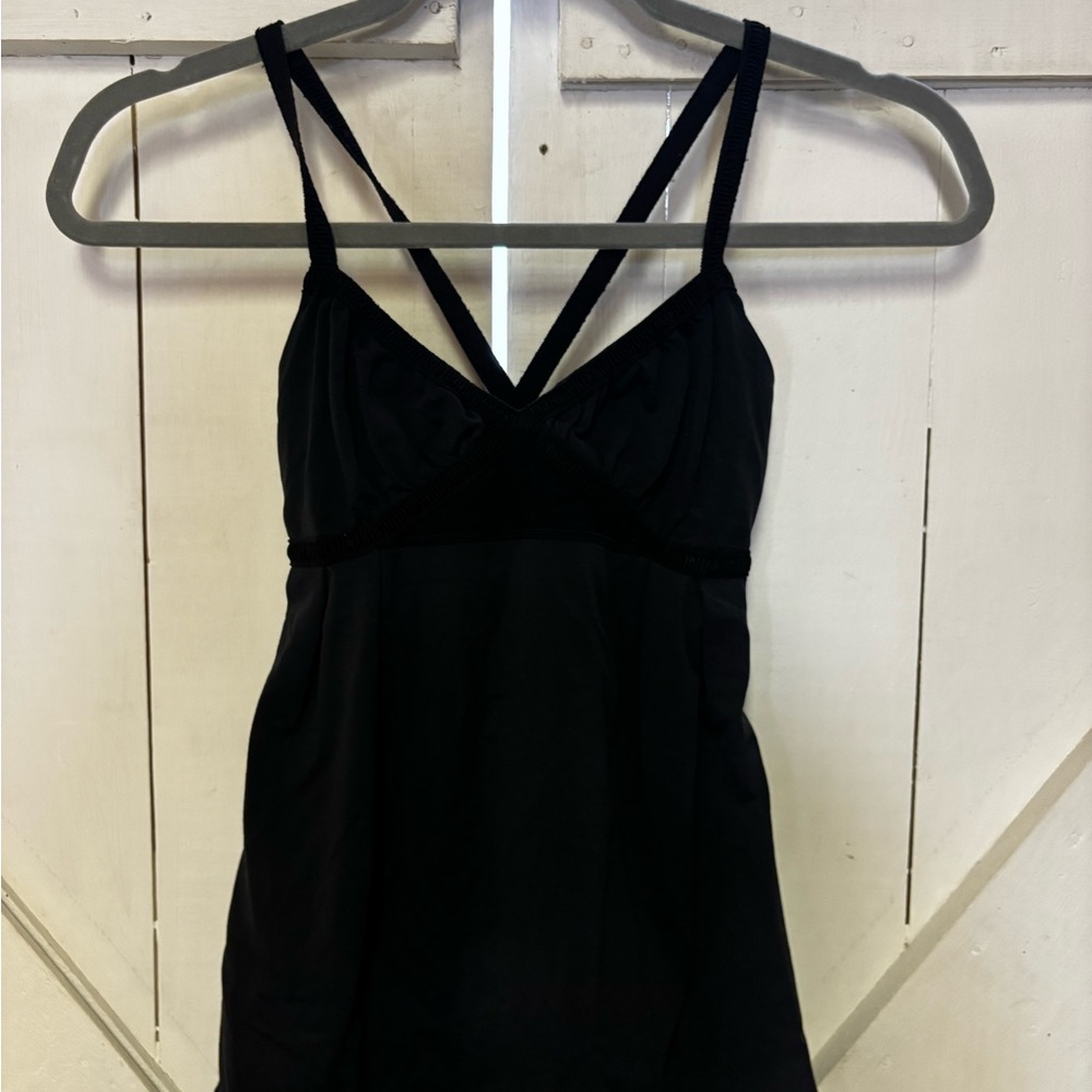 Lululemon Athletica Black Strappy Tank
